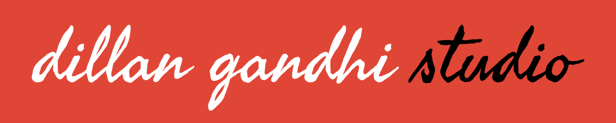 Dillan Gandhi Studio Logo Red